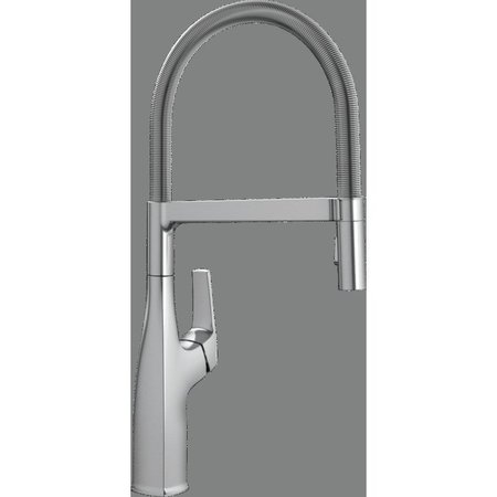 BLANCO Rivana Semi-Pro Kitchen Faucet 1.5 GPM - PVD Steel 442676